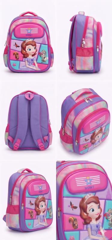 Princess Sofia Hardshell 3D Schoolbag